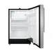 Summit ALRF49BSSHV 19" Undercounter Refrigerator Freezer in Black, w/ Stainless Steel Door, 2.68 cu. ft. 3 image