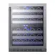 Summit ALWC532 24" Glass Door Wine Refrigerator, Dual Temperature, 46 Bottles 1 image