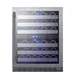 Summit ALWC532CSS 24" Glass Door Wine Refrigerator, Dual Temperature, 46 Bottles 1 image