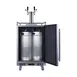Summit BC74OSCOMTWIN - 24" Draft Beer Cooler, 5.6 cu ft, 3‑Keg, 2‑Tap Sankey, Reversible Door 4 image