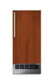 Summit BIM26H34IF Medical Refrigerator, 15" Wide, Adjustable, Stainless Steel, 25 lb Ice 1 image