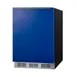 Summit BRF631BKB 23" Undercounter Freezer in Black, w/ Cobalt Blue Door, 5.1 cu. ft. 1 image
