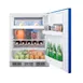 Summit BRF631BKB 23" Undercounter Freezer in Black, w/ Cobalt Blue Door, 5.1 cu. ft. 3 image