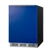 Summit BRF631BKBADA 23" Undercounter Freezer in Black, w/ Cobalt Blue Door, ADA Compliant, 5.1 cu. ft. 1 image