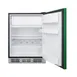 Summit BRF631BKG 23" Undercounter Freezer in Black, w/ Emerald Green Door, 5.1 cu. ft. 4 image