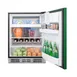 Summit BRF631BKGADA 23" Undercounter Freezer in Black w/ Emerald Green Door, ADA Compliant, 5.1 cu. ft. 3 image