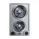 Summit CCE213SS 12" Electric Radiant Cooktop w/ (2) Spiral Burners, Manual Controls, Stainless Steel, 1.5 kW, 115v 1 image
