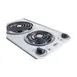 Summit CCE225WH 12" Electric Radiant Cooktop w/ (2) Spiral Burners, Manual Controls, White Porcelain, 1.625 kW, 230v 3 image