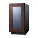 Summit CL181WBVPNR - 17" Glass Door Merchandiser Refrigerator, 2.9 cu.ft, Black Finish, Reversible Swing 1 image
