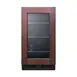 Summit CL181WBVPNR - 17" Glass Door Merchandiser Refrigerator, 2.9 cu.ft, Black Finish, Reversible Swing 2 image