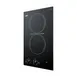 Summit CR2220B 12" Electric Radiant Cooktop w/ (2) Burners, Black Smooth Ceramic Glass Surface, 2.4 kW, 230v 2 image