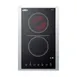 Summit CR2B15T1BTK15 15" Electric Radiant Cooktop w/ (2) Burners, Black Ceramic Glass and Stainless Steel Frame, Digital Controls, 2.4 kW, 115v 2 image