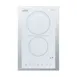 Summit CR2B23T4WTK15 15" Electric Radiant Cooktop w/ (2) Burners, White Ceramic Glass and Stainless Steel Frame, Digital Controls, 3.0 kW, 230v 1 image