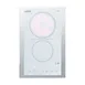 Summit CR2B23T4WTK15 15" Electric Radiant Cooktop w/ (2) Burners, White Ceramic Glass and Stainless Steel Frame, Digital Controls, 3.0 kW, 230v 2 image