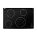 Summit CR4B30T11B 30" Electric Radiant Cooktop w/ (4) Burners, Black Ceramic Glass, Digital Controls, 6.7 kW, 240v 1 image