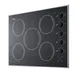 Summit CR5B273B 27" Electric Radiant Cooktop w/ (5) Burners, Black Ceramic Glass, Manual Controls, 6.6 kW, 230v 2 image