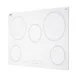 Summit CR5B30T8W 30" Electric Radiant Cooktop w/ (5) Burners, White Ceramic Glass, Digital Controls, 7.2 kW, 240v 2 image