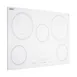 Summit CR5B30T8W 30" Electric Radiant Cooktop w/ (5) Burners, White Ceramic Glass, Digital Controls, 7.2 kW, 240v 4 image