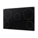 Summit CR5B36T9B 35" Electric Radiant Cooktop w/ (5) Burners, Black Ceramic Glass, Digital Controls, 7.7 kW, 240v 3 image