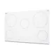 Summit CR5B36TXW 35" Electric Radiant Cooktop w/ (5) Burners, White Ceramic Glass, Digital Controls, 7.7 kW, 240v 5 image