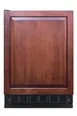 Summit CT66BK2SSRSIFLHD 23" Undercounter Refrigerator Freezer in Black, Panel Ready Left Hinged Door, Adjustable Height, 4.9 cu. ft. 1 image