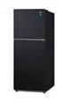 Summit FF1087B 24" Reach-In Refrigerator Freezer in Black, Energy Star, 10.1 cu. ft. 1 image