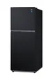 Summit FF1087BIM 24" Reach-In Refrigerator Freezer in Black, w/ Icemaker, Energy Star, 10.1 cu. ft. 1 image