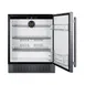 Summit FF27BSS 27" Built-in Undercounter Refrigerator in Black, Stainless Steel Door, 5 cu. ft. 4 image