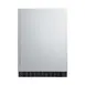 Summit FF64BSS 24" Built-in or Freestanding Refrigerator in Black, Stainless Steel Door, 4.6 cu. ft. 1 image