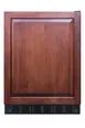 Summit FF6BK2SSIFADA 24" Undercounter Reach-In Refrigerator in Black, Panel Ready Right Hinged Door, 5.5 cu. ft. 1 image