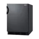 Summit FF6BK7 24" Freestanding Undercounter Refrigerator in Black, w/ Door Storage, 5.5 cu. ft. 1 image