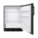 Summit FF6BK7 24" Freestanding Undercounter Refrigerator in Black, w/ Door Storage, 5.5 cu. ft. 3 image