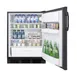 Summit FF6BK7 24" Freestanding Undercounter Refrigerator in Black, w/ Door Storage, 5.5 cu. ft. 4 image