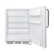 Summit FF6W7BZADA One Section Reach-In Refrigerator in White, Right Hinged Door, ADA Compliant, 5.5 cu. ft. 3 image
