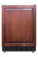Summit FF708BLSSRSIF 24" Undercounter Reach-In Refrigerator in Black, Right Hinged Panel Ready Door, 5.1 cu. ft. 1 image
