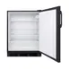 Summit FF7BK 24" Freestanding Undercounter Refrigerator in Black, 5.5 cu. ft. 3 image