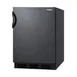 Summit FF7BKBI 24" Built-in or Freestanding Undercounter Refrigerator in Black, 5.5 cu. ft. 1 image