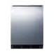 Summit FF7BKBISSHHADA 24" Built-in Undercounter Refrigerator in Black, Stainless Steel Door, ADA Compliant, 5.5 cu. ft. 2 image