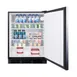 Summit FF7BKBISSHHADA 24" Built-in Undercounter Refrigerator in Black, Stainless Steel Door, ADA Compliant, 5.5 cu. ft. 4 image