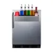 Summit FF7BKBISSTBADASR 24" Built-in or Freestanding Undercounter Refrigerator in Black, Stainless Steel Door, 5.5 cu ft 3 image