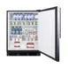 Summit FF7BKSSHVADA 24" Undercounter Refrigerator in Black, Stainless Steel Door, Thin Handle, ADA Compliant, 5.5 cu. ft. 4 image