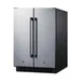 Summit FFRF24SS Reach-In Refrigerator Freezer in Black, w/ Stainless Steel Door, 3.78 cu. ft. 1 image