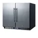 Summit FFRF36ADA 36" Built-in or Freestanding Refrigerator Freezer in Black, Stainless Steel Doors, ADA Compliant, 5.8 cu. ft. 1 image