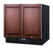 Summit FFRF36IF 36" Built-in or Freestanding Refrigerator Freezer in Black, Panel Ready Doors, 5.8 cu. ft. 1 image