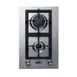 Summit GCJ2SS 12" Built-In Gas Cooktop/Hotplate with (2) Burners, Stainless Steel Surface, 13.400 BTU 1 image