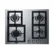Summit GCJ4SSLP 24" Built-In LP Gas Cooktop/Hotplate with (4) Burners, Stainless Steel Surface, 25.400 BTU 2 image