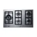Summit GCJ536SSLP 34" Built-In LP Gas Cooktop/Hotplate with (5) Burners, Stainless Steel Surface, 40.700 BTU 1 image