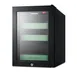 Summit LX114LG 13-3/4" Compact BeautiFridge Cosmetics Refrigerator, Spring Mint Shelves, 0.85 cu.ft 1 image