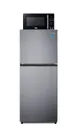 Summit MRF1089PLA 23.25" Breast Milk Refrigerator & Freezer w/ Microwave, Black, Stainless Look, 10.1 cu. ft. 1 image
