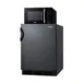 Summit MRF66BKA 23.63" Breast Milk Refrigerator & Freezer w/ Microwave, Black, 5.1 cu. ft. 4 image